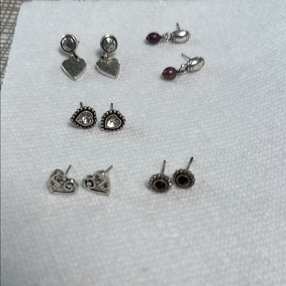 Brighton Earrings - set of 5 studs / dangles